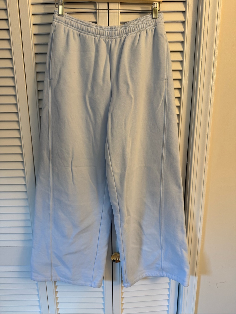 Vuori Light Blue Wide Leg Sweatpants